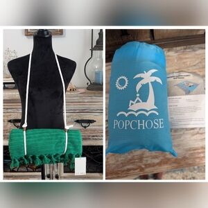 Beach Day Bundle – H&M Fringe Beach Towel + Popchose Sandproof Beach Blanket